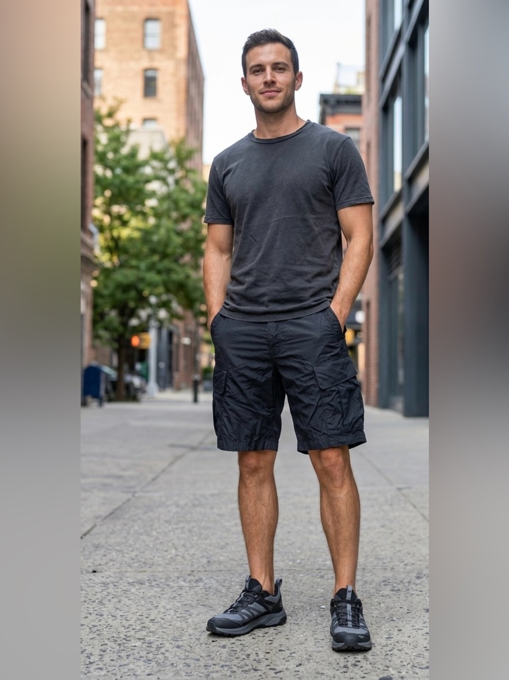 G-Star RAW Men's Cargo Shorts Black Size 29 Utility Lightweight Casual